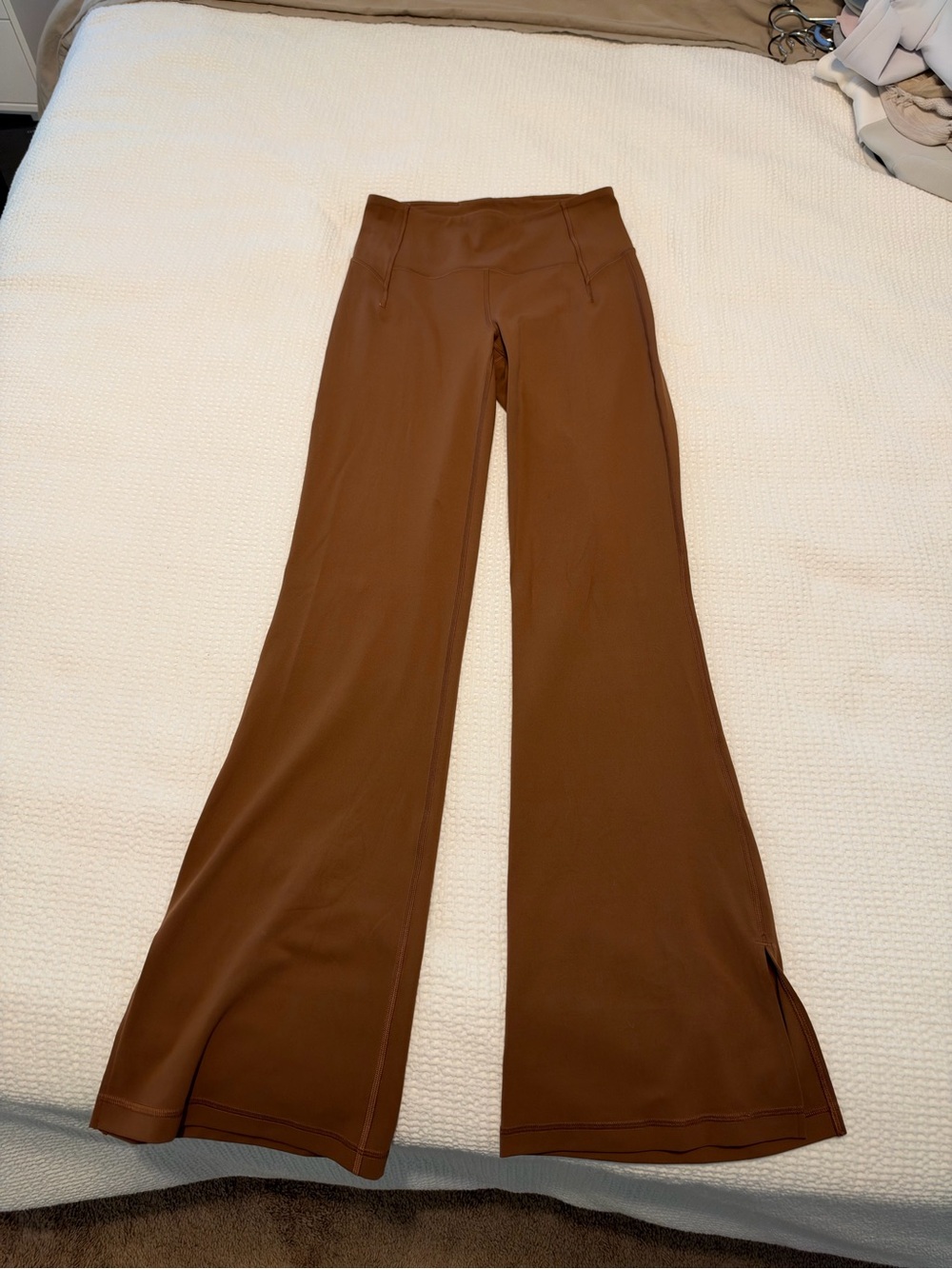 lululemon athletica Brown Flare Leggings